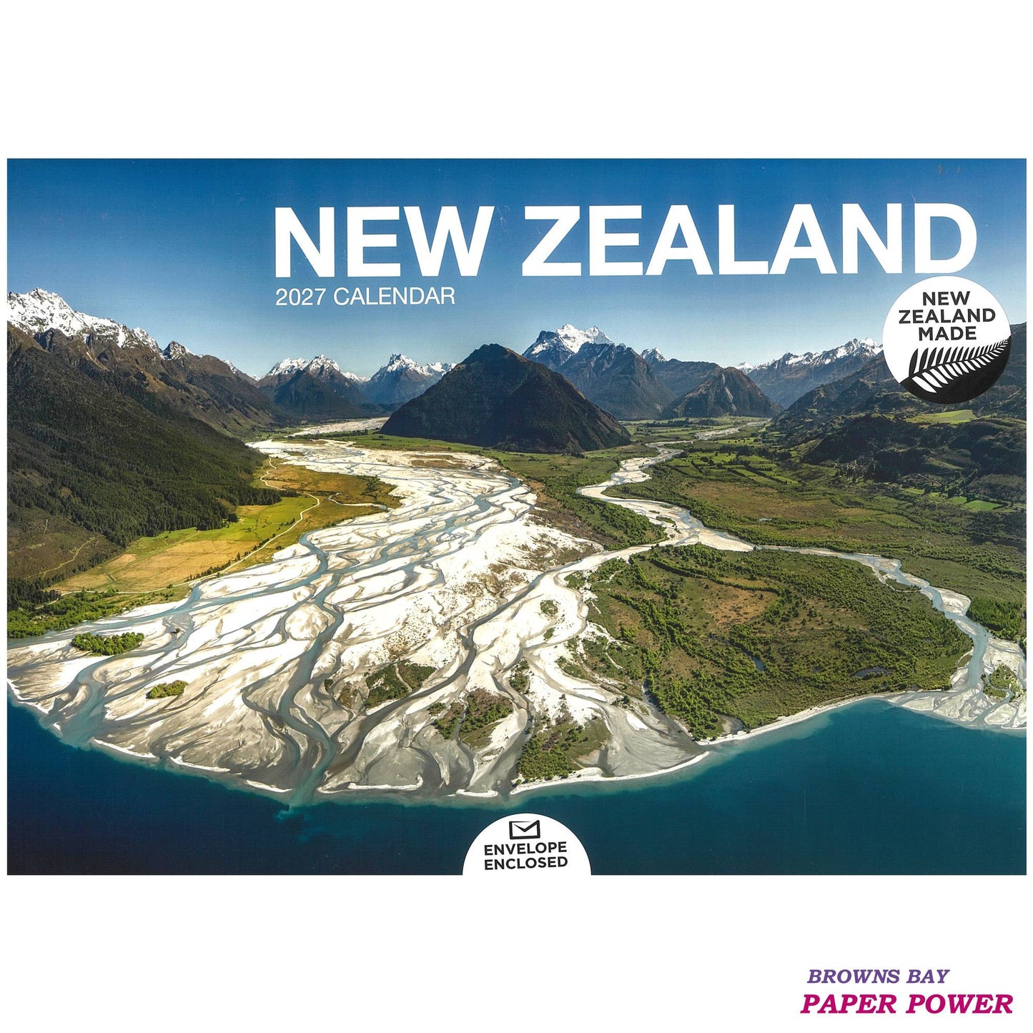 New Zealand - 2027 Wall Calendar