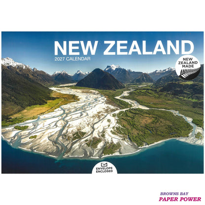 New Zealand - 2027 Wall Calendar