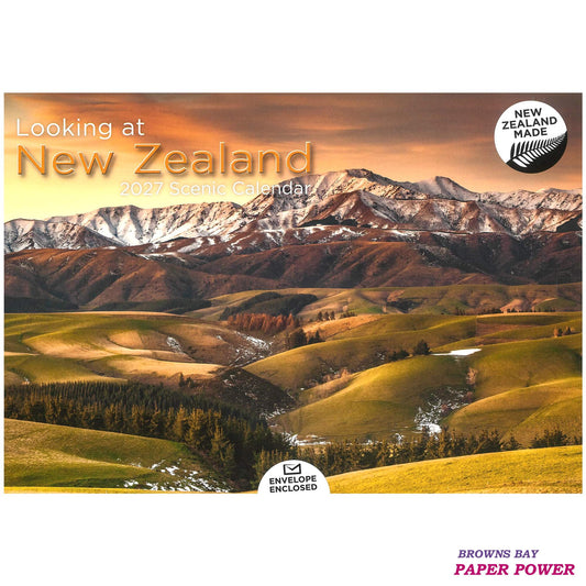Looking At New Zealand - 2027 Wall Calendar