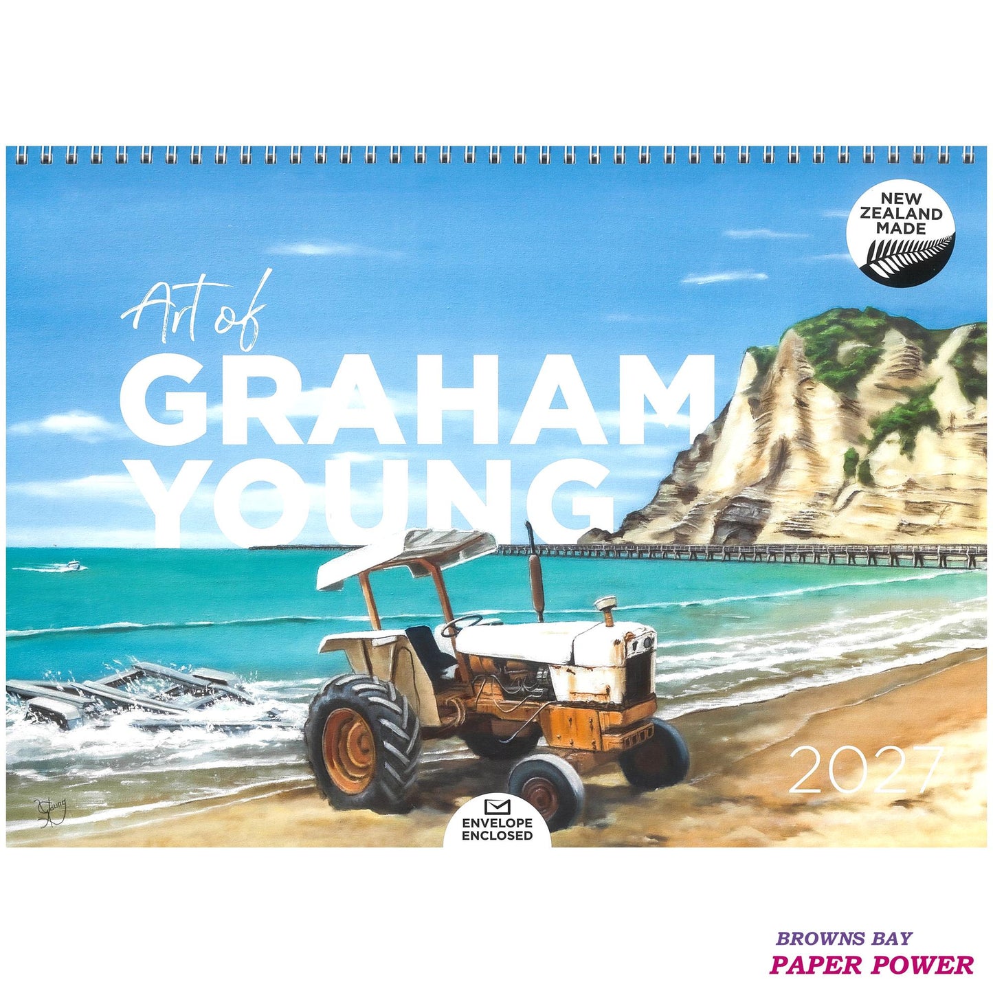 Art Of Graham Young - 2027 Wall Calendar / Top Spiral Bound