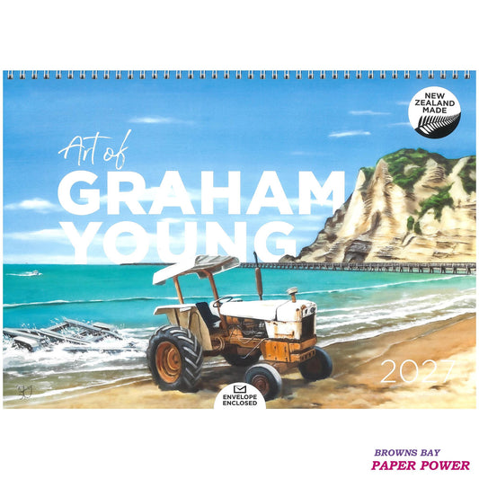 Art Of Graham Young - 2027 Wall Calendar / Top Spiral Bound