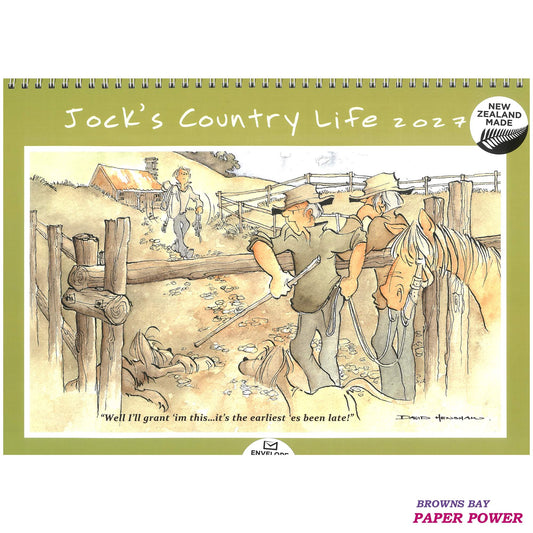 Jock's Country Life - 2027 Wall Calendar / Top Spiral Bound