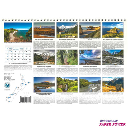 Our New Zealand - 2027 Wall Calendar / Top Spiral Bound