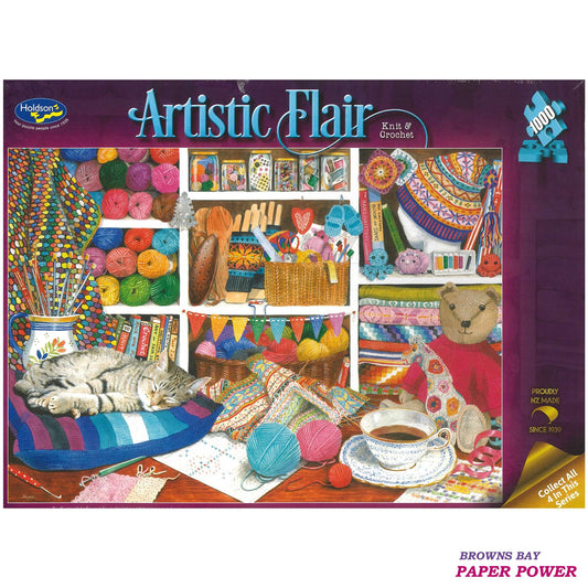 Jigsaw Puzzle 1000 Pcs Knit & Crochet - Artistic Flair