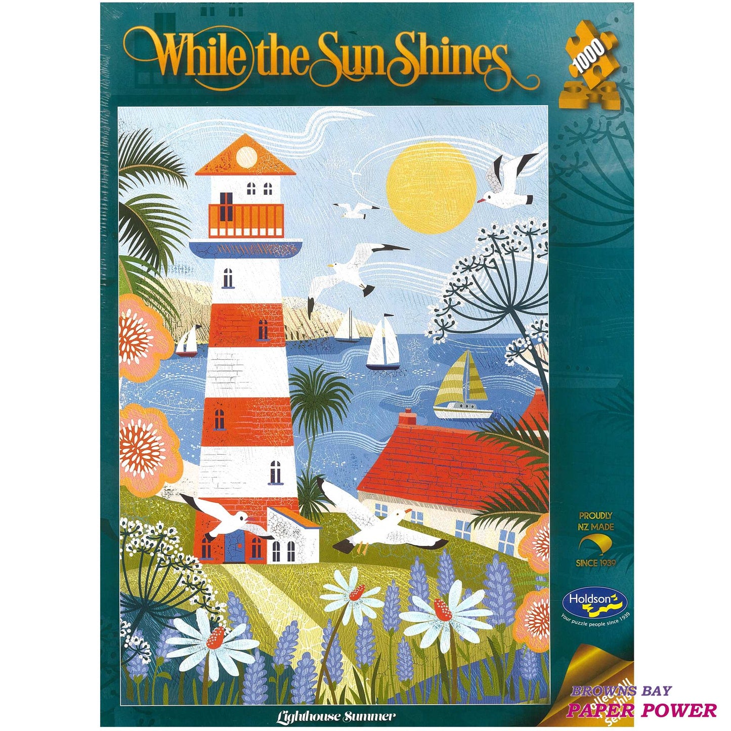 Jigsaw Puzzle 1000 Pcs Lighthouse Summer - While The Sun Shines