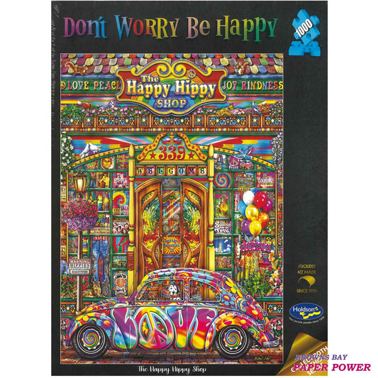 Jigsaw Puzzle 1000 Pcs Don't Worry Be Happy - The Happy Hippy Shop