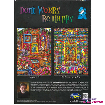 Jigsaw Puzzle 1000 Pcs Don't Worry Be Happy - The Happy Hippy Shop