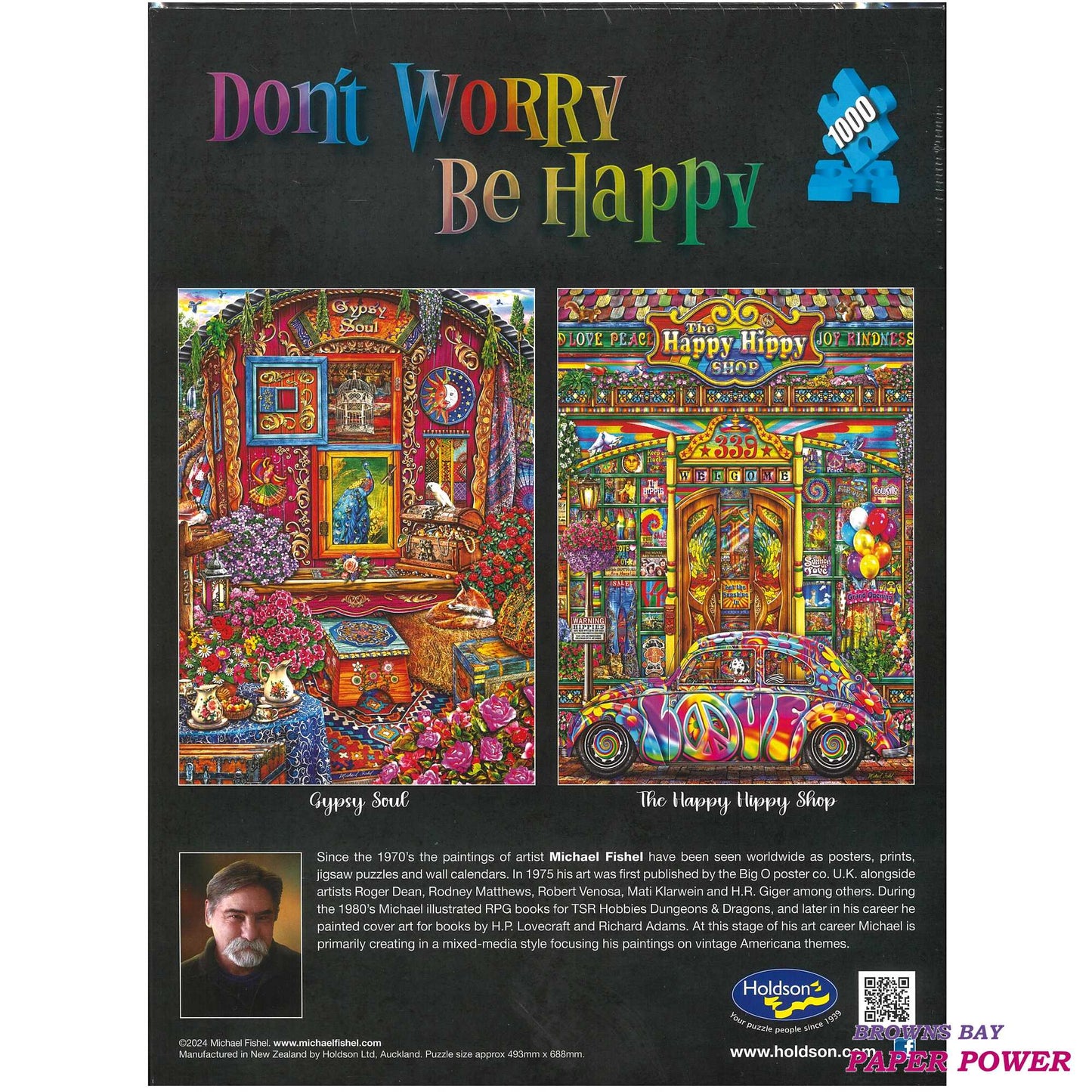 Jigsaw Puzzle 1000 Pcs Gypsy Soul - Don't Worry Be Happy