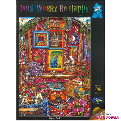 Jigsaw Puzzle 1000 Pcs Gypsy Soul - Don't Worry Be Happy