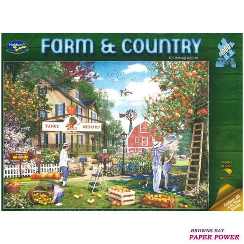 Jigsaw Puzzle 1000 Pcs Farm & Country - Collecting Apples