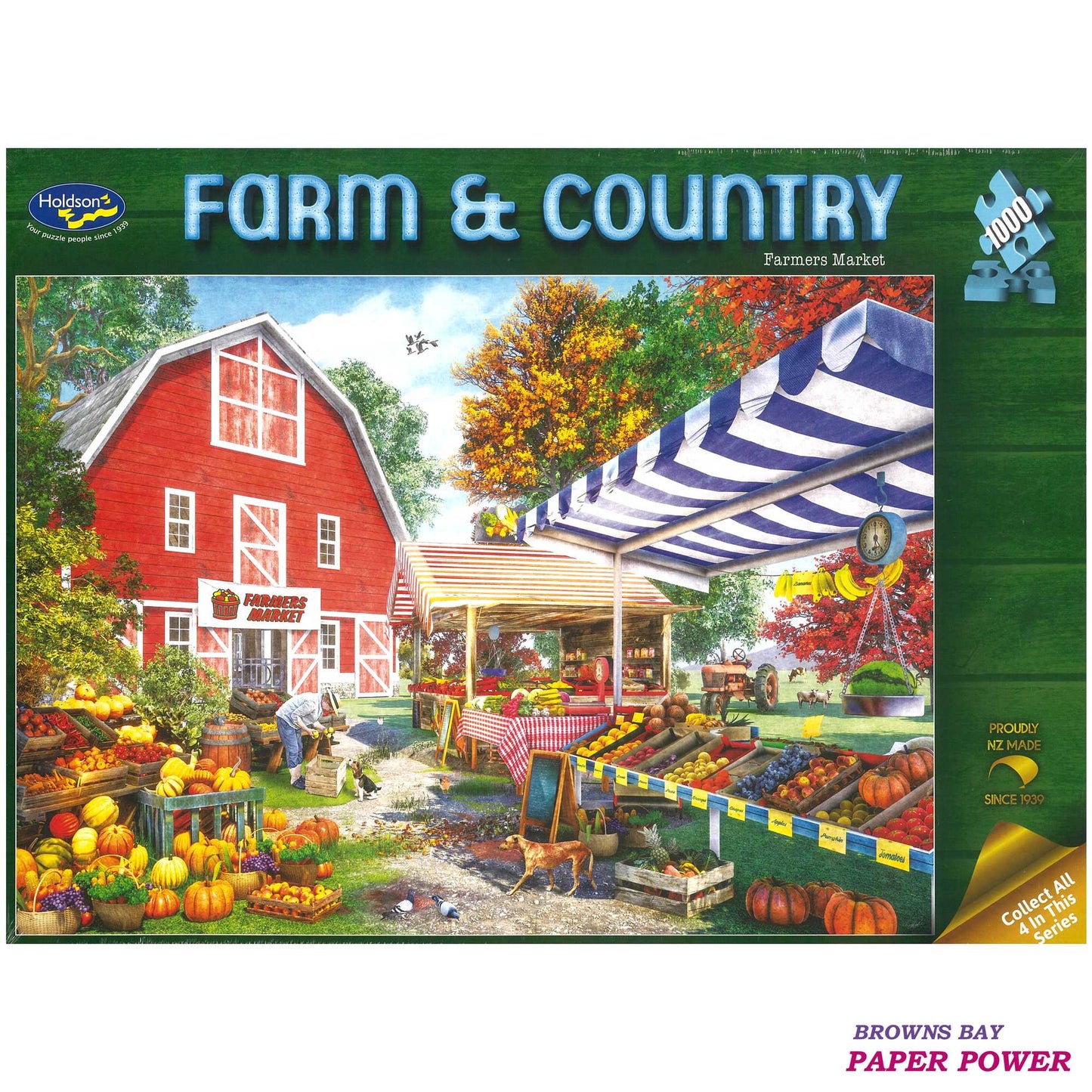 Jigsaw Puzzle 1000 Pcs Farm & Country - Farmers Market