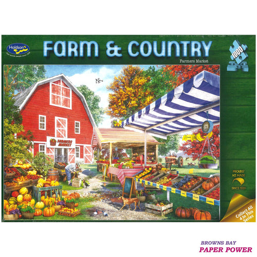 Jigsaw Puzzle 1000 Pcs Farm & Country - Farmers Market