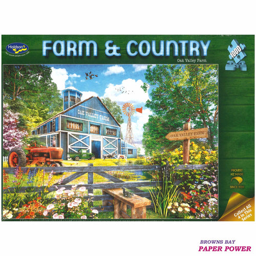 Jigsaw Puzzle 1000 Pcs Farm & Country - Oak Valley Farm