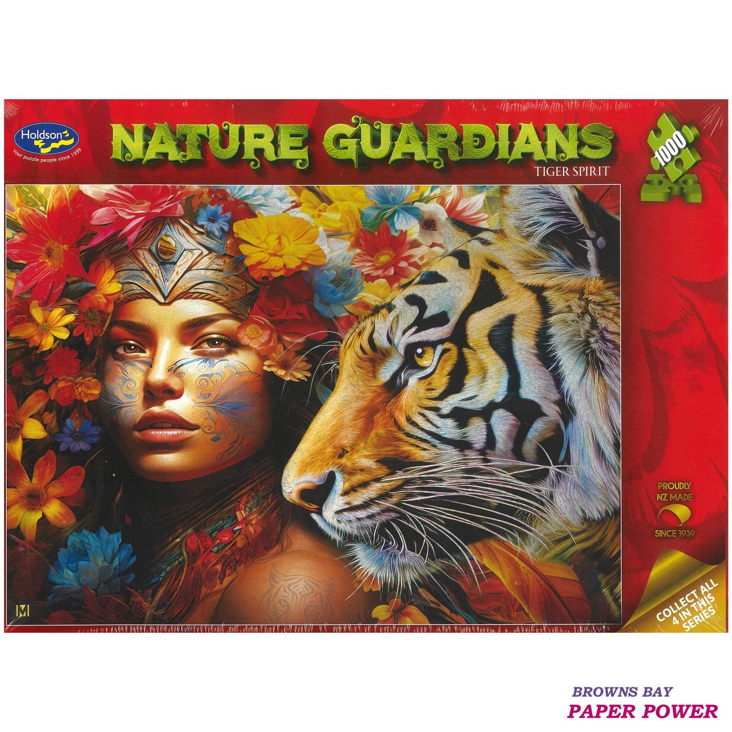 Jigsaw Puzzle 1000 Pcs Tiger Spirit - Nature Guardians