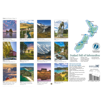 2026 Wall Calendar New Zealand Redi Reference