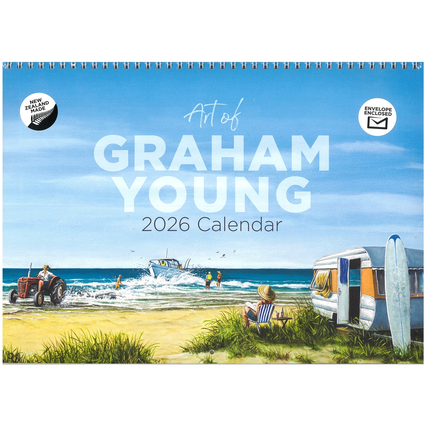2026 Wall Calendar New Zealand Art Of Graham Young