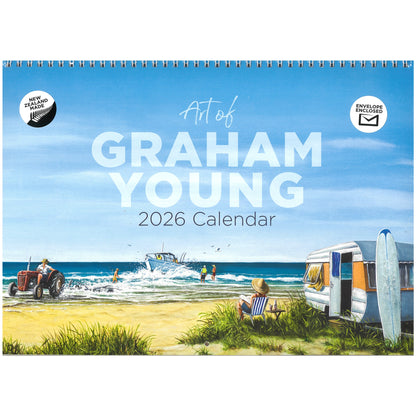 2026 Wall Calendar New Zealand Art Of Graham Young