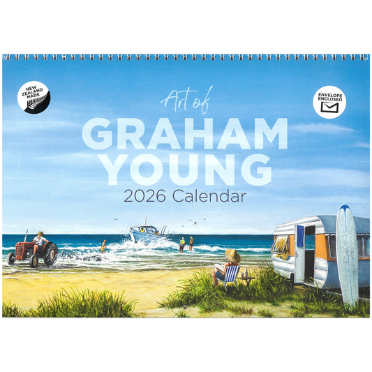 2026 Wall Calendar New Zealand Art Of Graham Young