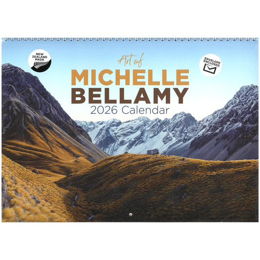 2026 Wall Calendar New Zealand Art Of Michelle Bellamy