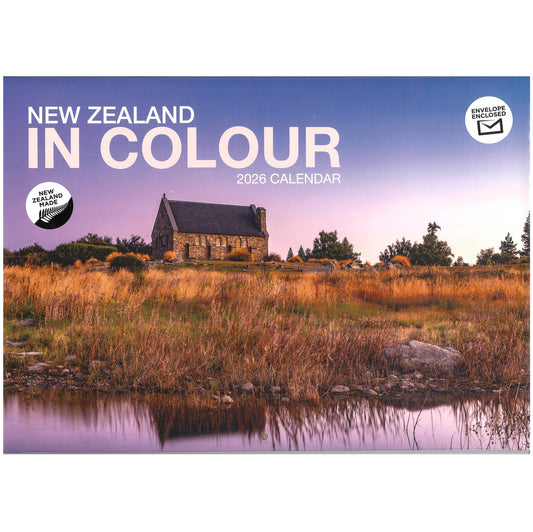 2026 Wall Calendar New Zealand In Colour