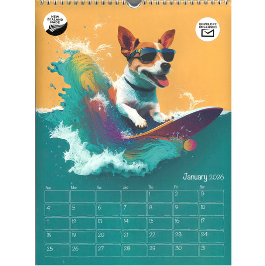 2026 Wall Calendar New Zealand Imaginarium