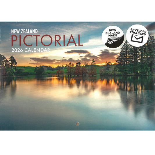 2026 Wall Calendar New Zealand Pictorial