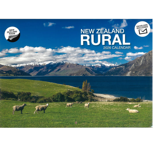 2026 Wall Calendar New Zealand Rural
