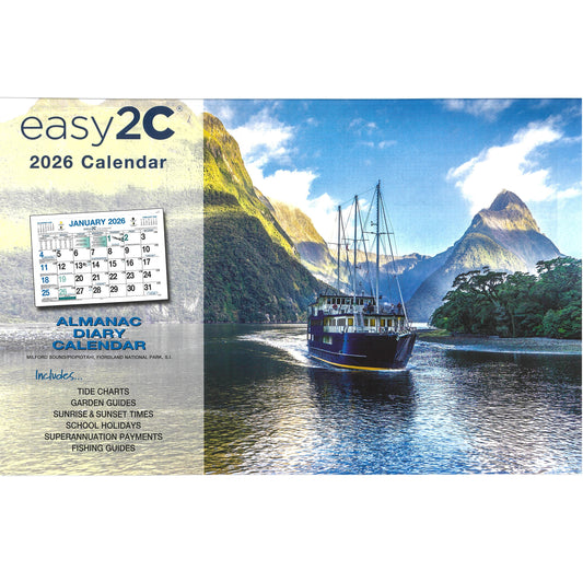 2026 Wall Calendar New Zealand Easy To See