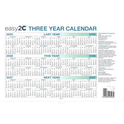 2026 Wall Calendar New Zealand Easy To See