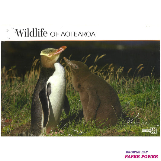 2027 Wall Calendar - Wildlife Of Aotearoa