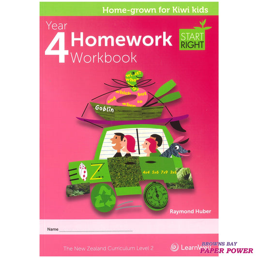 LearnWell ESA Start Right Workbook Year 4 - Homework