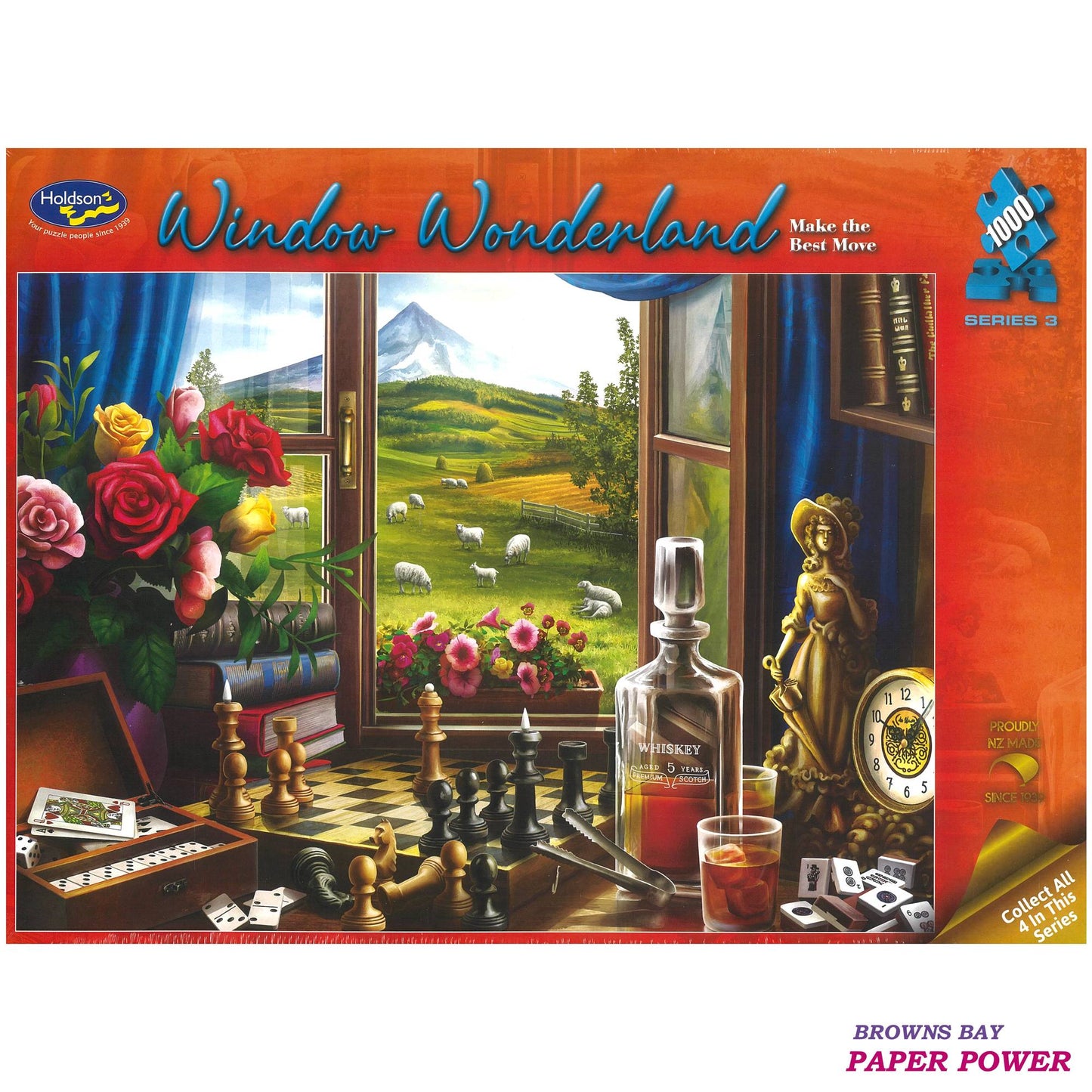 Jigsaw Puzzle 1000 Pcs Window Wonderland - Make The Best Move