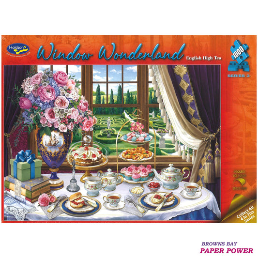 Jigsaw Puzzle 1000 Pcs Window Wonderland - English High Tea