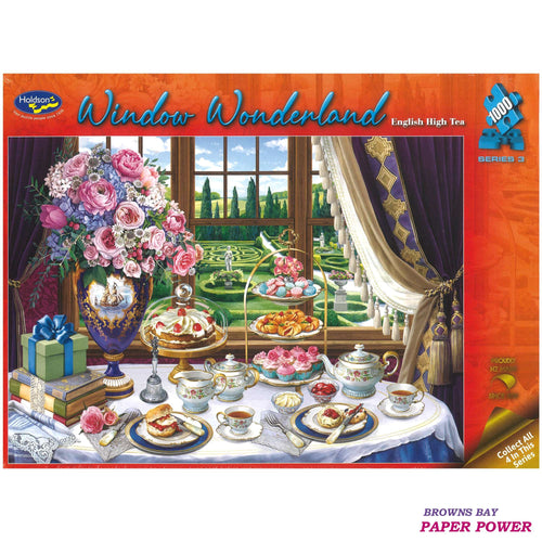 Jigsaw Puzzle 1000 Pcs Window Wonderland - English High Tea