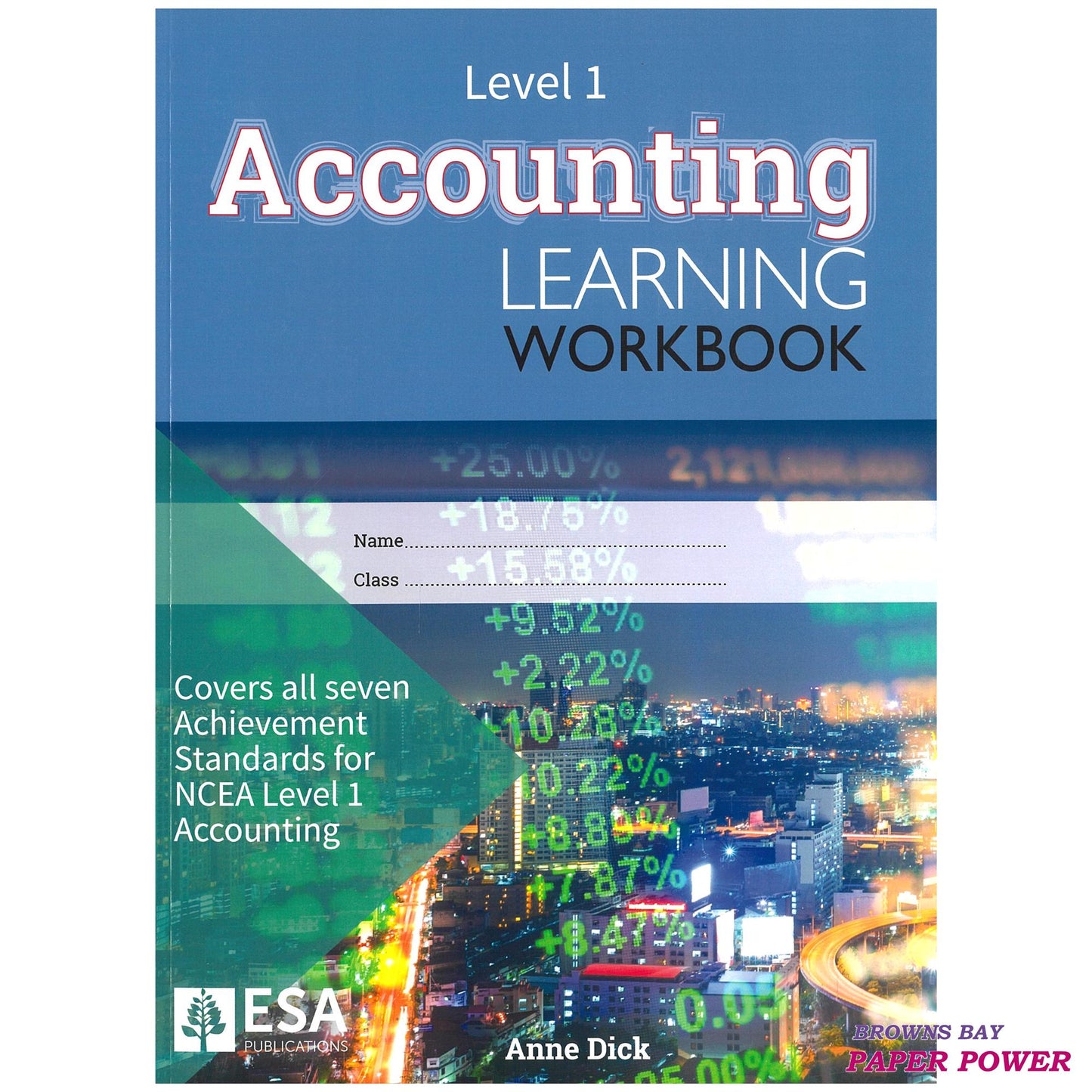 LearnWell ESA Learning Workbook Level 1 - Accounting