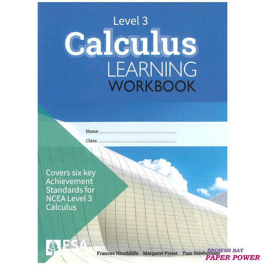 LearnWell ESA Learning Workbook Level 3 - Calculus