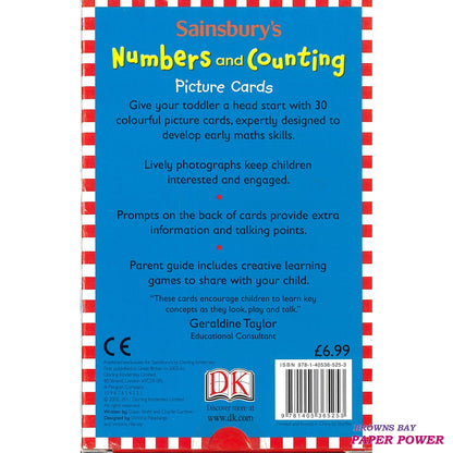 Flash Card - Sainsbury's NUMBERS AND COUNTING PICTURE CARDS