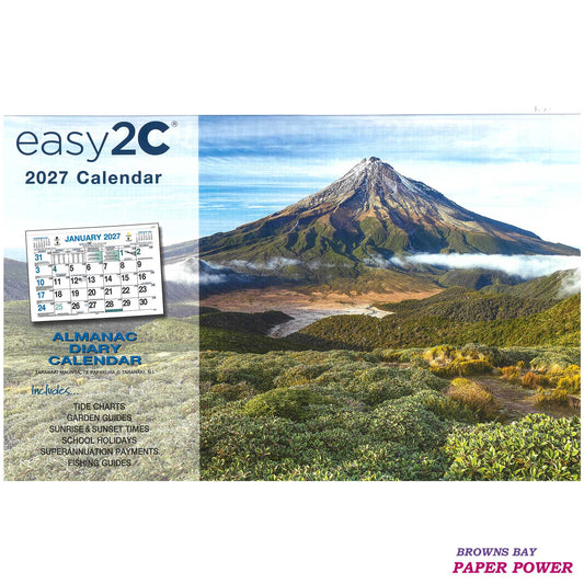 2027 Easy 2C Wall Calendar