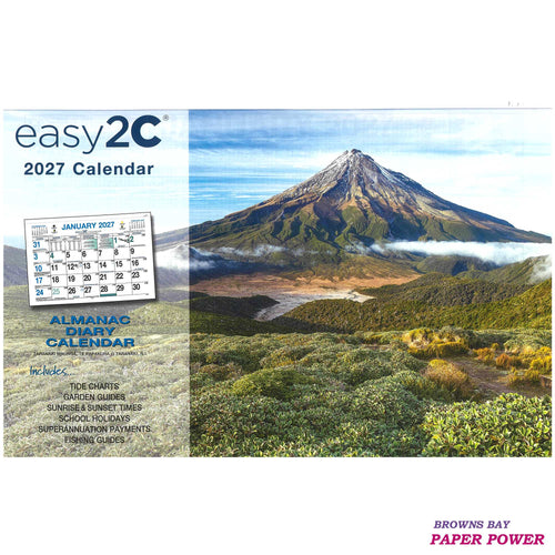 2027 Easy 2C Wall Calendar