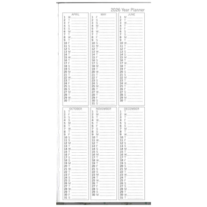 2026 Pocket Diary Week to View - Foxglove Glade