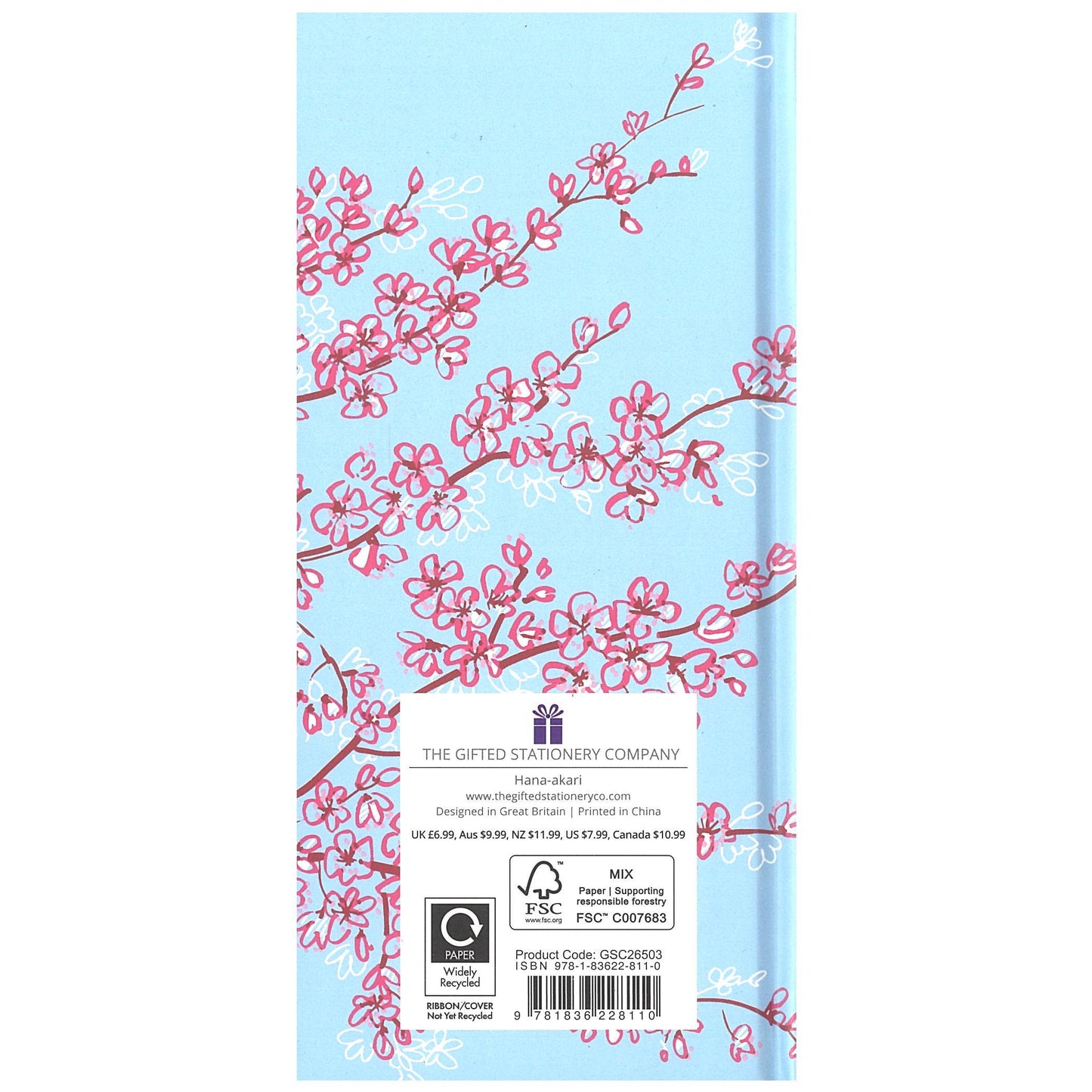 2026 Pocket Diary Week to View - Hana-akari