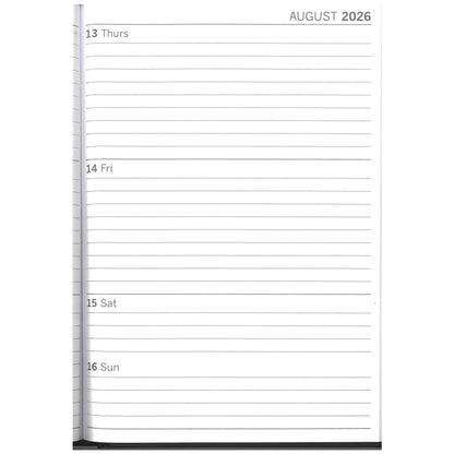 2026 A5 Diary Week to View - Hazy Daisies