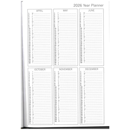 2026 A5 Diary Week to View - Blushing Blooms