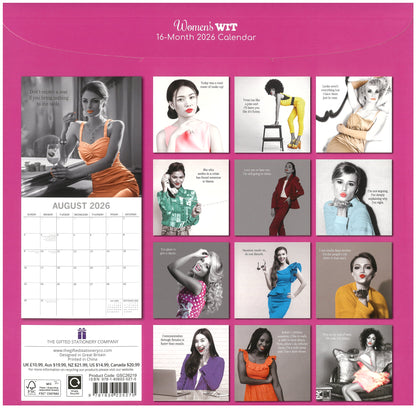 2026 Wall Calendar - Women's Wit