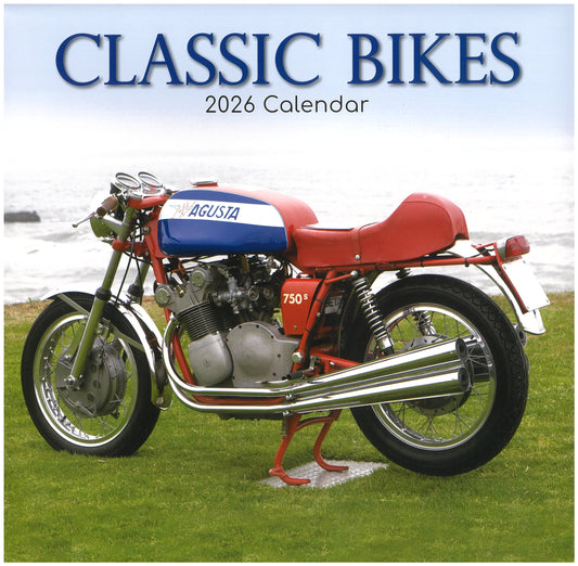 2026 Wall Calendar - Classic Bikes