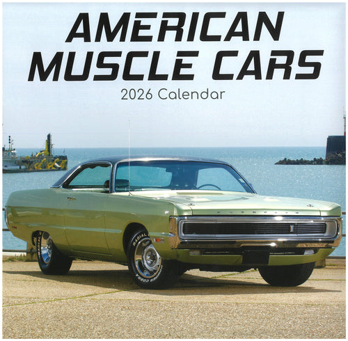 2026 Wall Calendar - American Muscle Cars