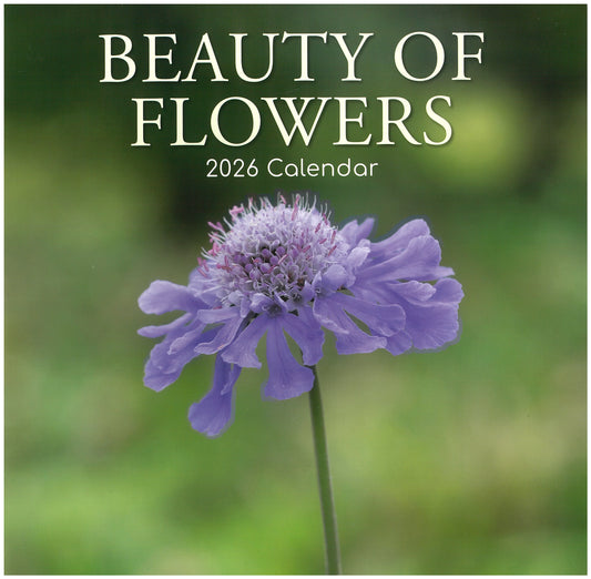 2026 Wall Calendar - Beauty Of Flowers