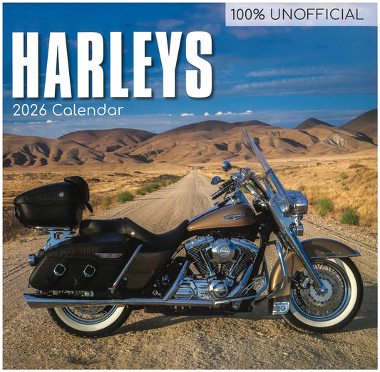 2026 Wall Calendar - Harleys