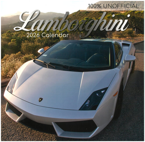 2026 Wall Calendar - Lamborghini