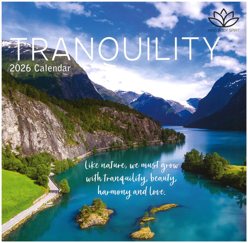 2026 Wall Calendar - Tranquility